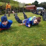 Alpine skills learning the self-arresting technique