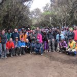 Kilimanjaro group after summiting the seventh summit