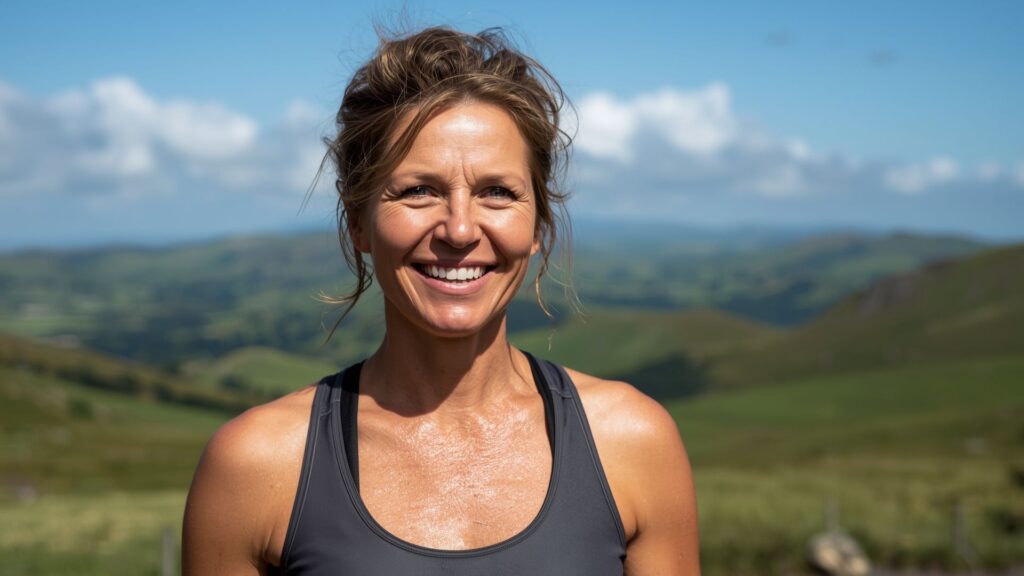 Teena Gates today continuing her active lifestyle and adventure sports journey