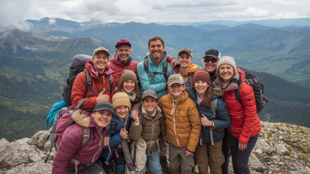 Life isn't a rehearsal - multiple generations celebrate mountain climbing achievement together