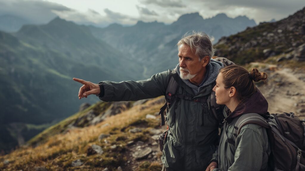 Mentorship developing ACTION Third Attribute of Success skills through experiential mountain training