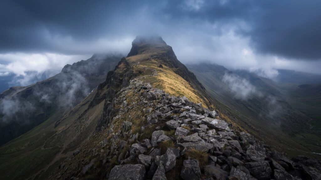 Carrauntoohil mountain where climbers learn Don't Quit lessons on Ireland's highest peak