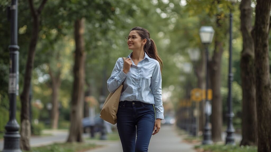 Reasons to start walking at lunch include workplace stress reduction and improved afternoon productivity