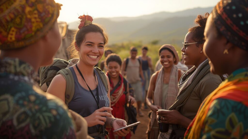 Courage beyond physical challenges through cultural immersion and adventure travel experiences