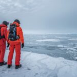 Expedition team assessing conditions before decision to turn back from North Pole attempt
