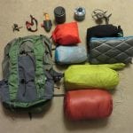 packing a backpack