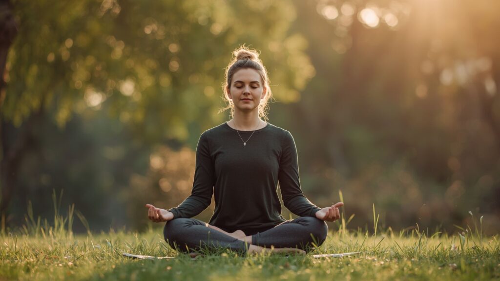 Meditation and positive thinking practice to boost your confidence through mental wellness