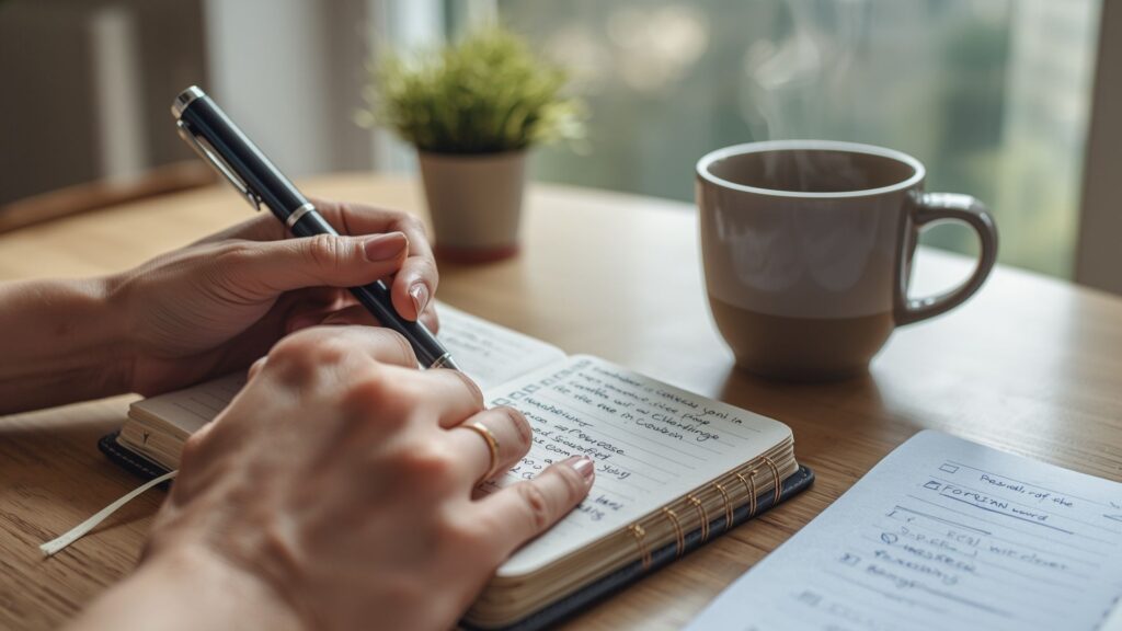 Boost daily productivity by creating comprehensive task lists the night before work begins