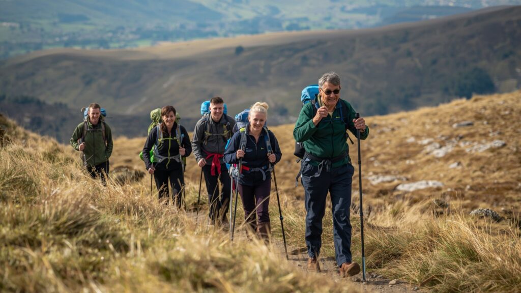Walking properly with expert guidance on guided Kerry mountain trails