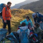 Tips & Tricks for Hiking guide organizing gear with group before mountain trek in Kerry Ireland