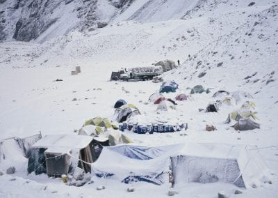 Advanced bace camp Everest Snowed in 93