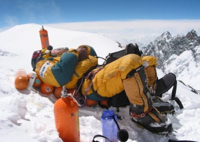 Resting After Summiting Everest
