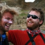 Rolf and Ger on South Georgia on the BE