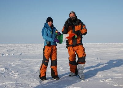 Pat Falvey at North Pole