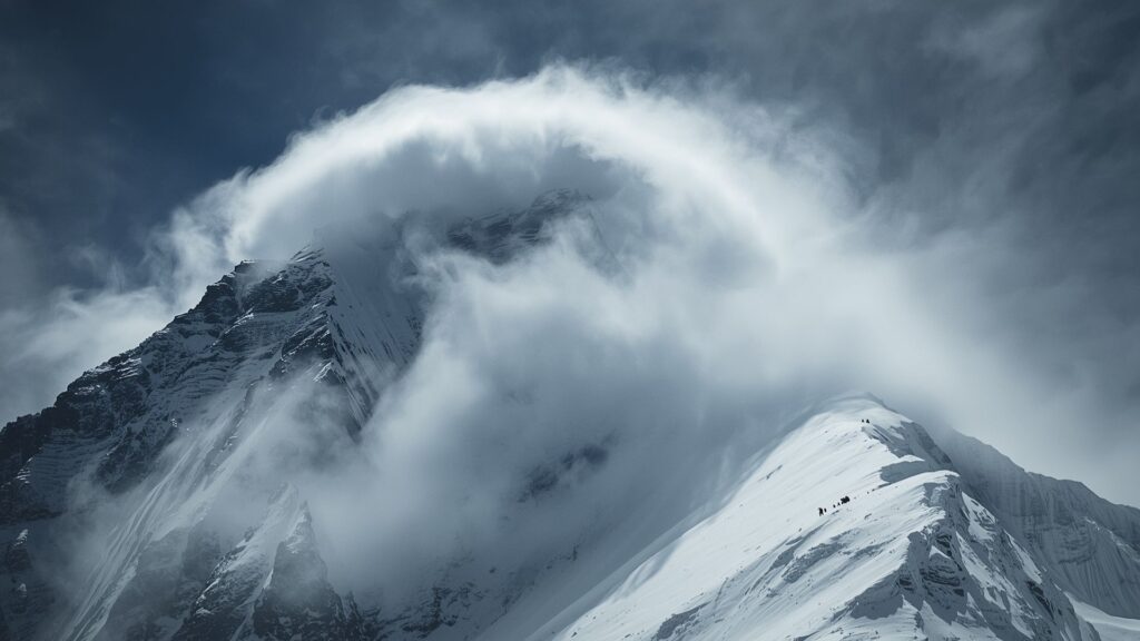 Extreme conditions at Everest death zone on 18th May 2004 when Highest Puc Fada team summited safely