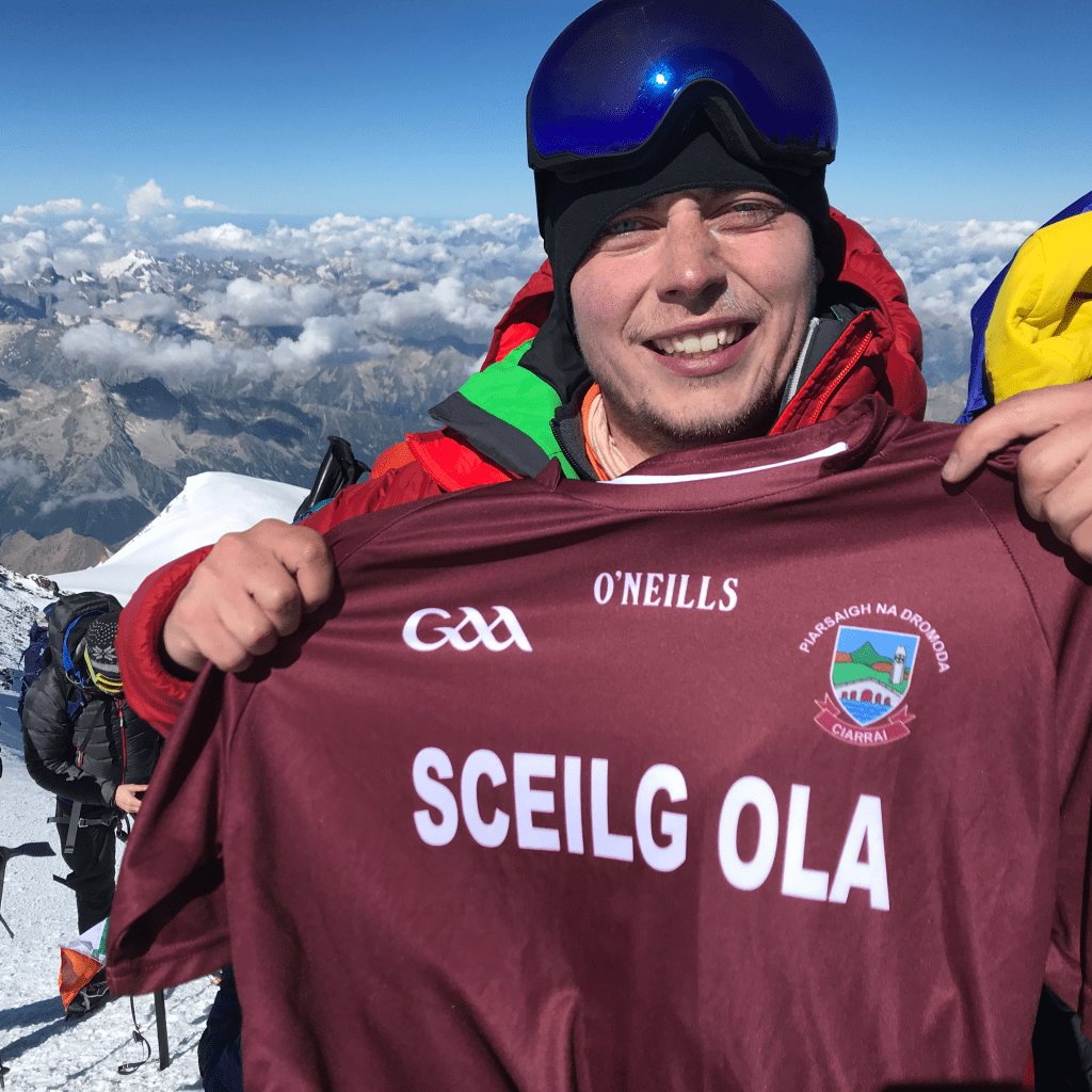 John O'Shea on Elbrus