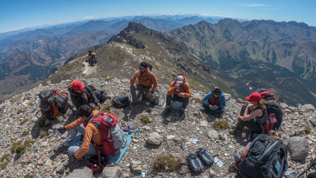 Altitude sickness prevention requires climbing no more than 1000 feet per day with regular rest stops