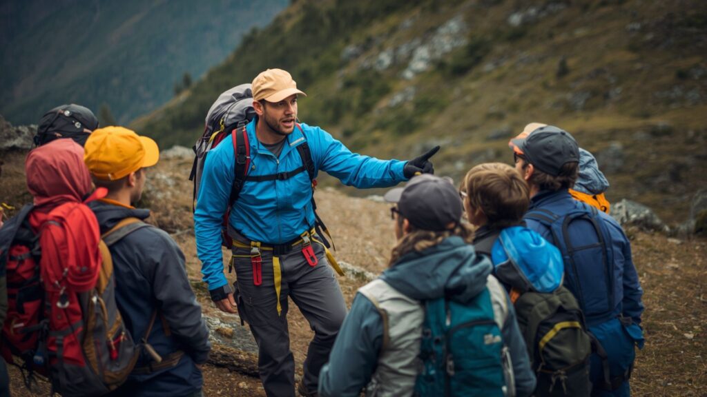 Professional mountain guides provide expert altitude sickness prevention support through real-time monitoring and planning
