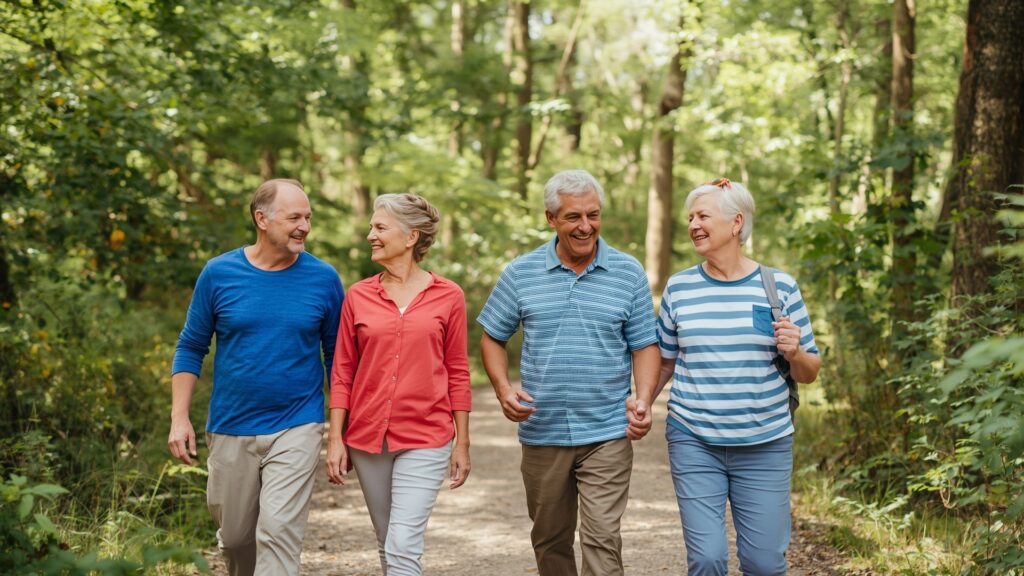 Walking on natural terrain boosts brain health through increased blood flow and oxygen