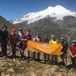 Looking at Mt Elbrus across the valley