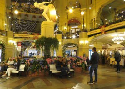 The huge shopping centres of Moscow