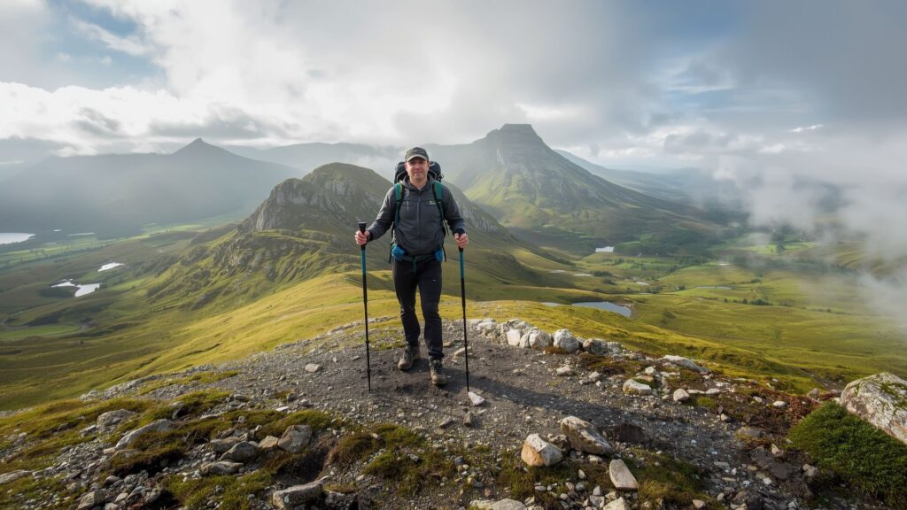 Cork explorer Pat Falvey on Carrauntoohil guided hike in County Kerry Ireland