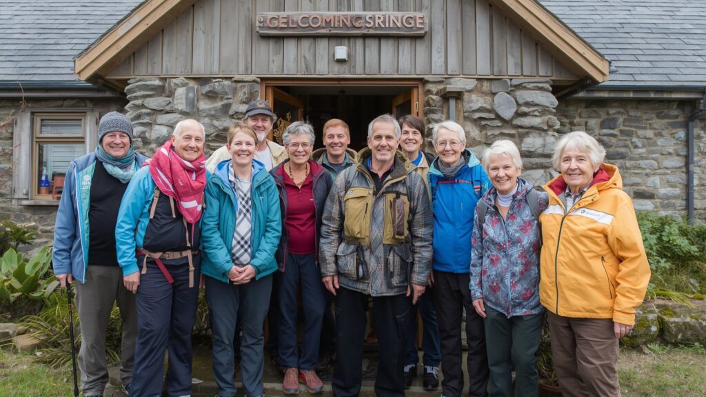 Tim Falvey Forever Young Club members gathered at The Mountain Lodge in Beaufort Kerry