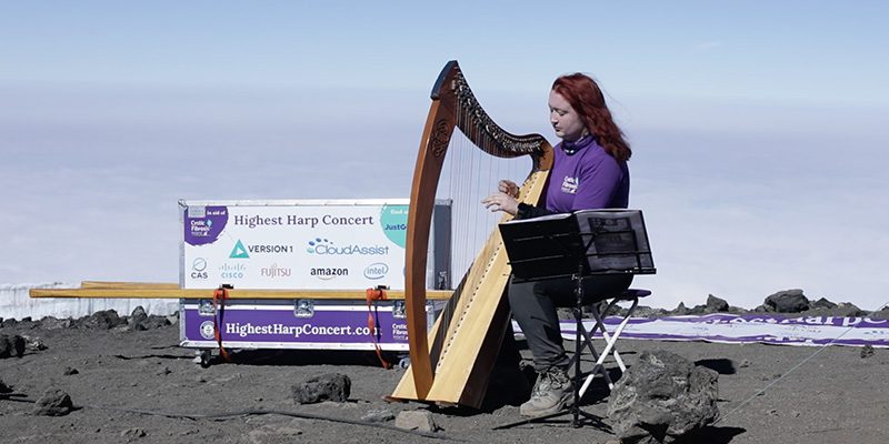 A Harmonious Ascent: Irish Harpist Conquers Kilimanjaro and Sets Guinness World Record