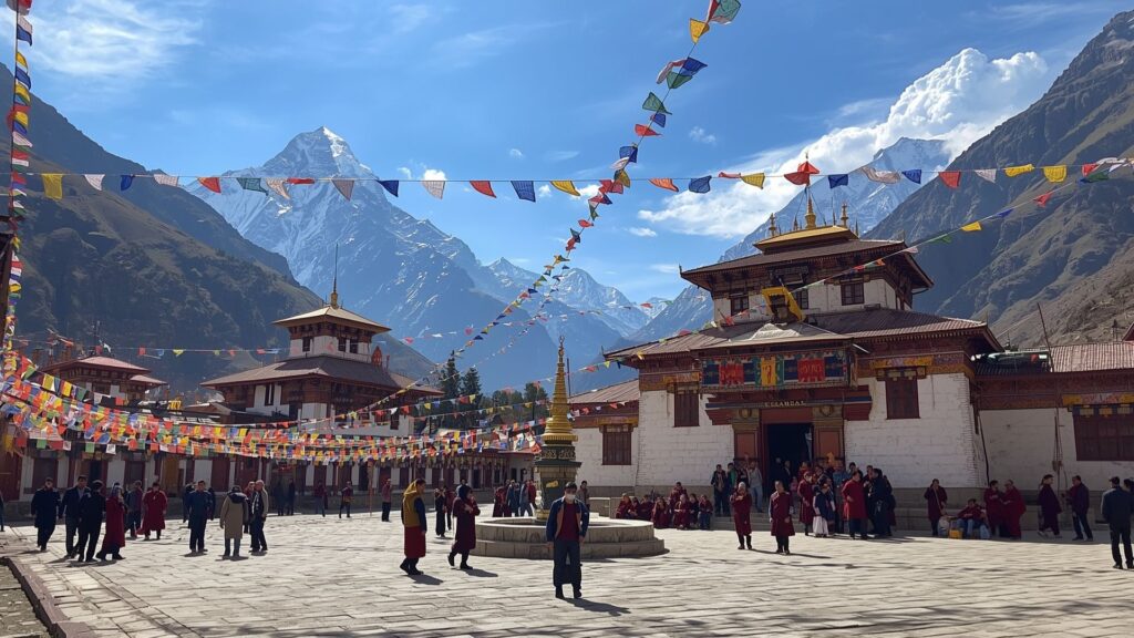 Tengboche Monastery cultural highlight on the Everest Base Camp Trek in the Khumbu region