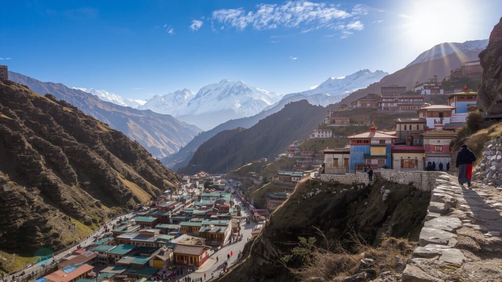Namche Bazaar acclimatisation stop on the Everest Base Camp trek itinerary at 3,440 metres