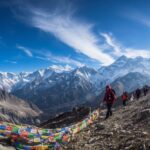 Tips for Everest Base Camp Trek showing trekkers at base camp with Mount Everest in background