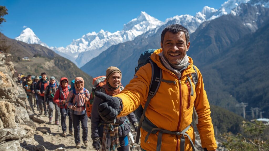 Professional tips for Everest Base Camp trek with experienced Sherpa guides leading trekkers