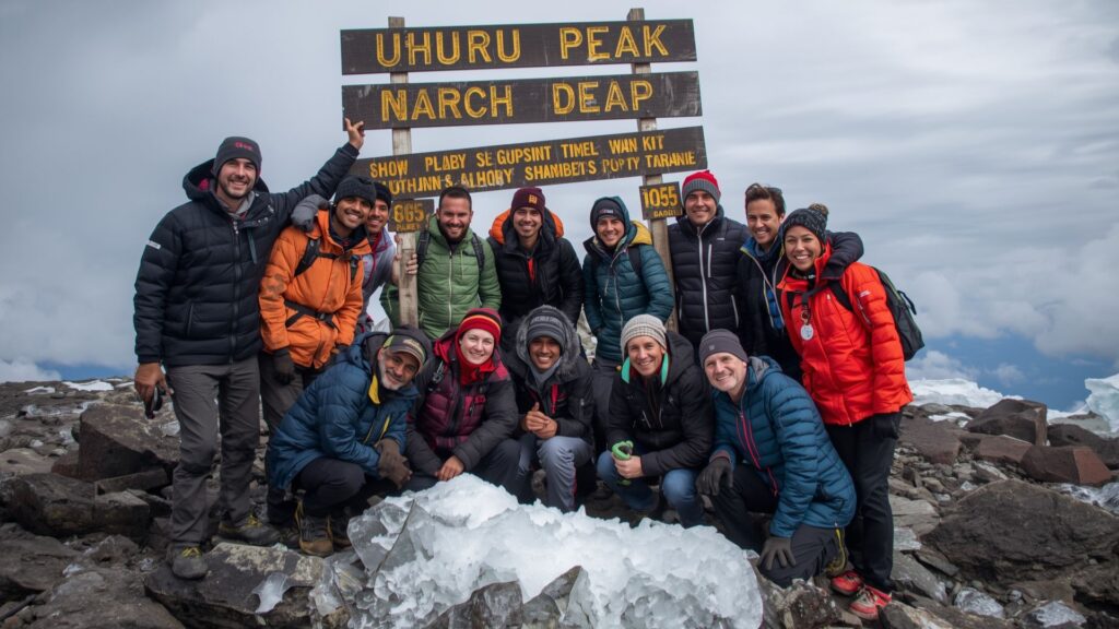 Kilimanjaro health and safety success with Pat Falvey at Uhuru Peak summit